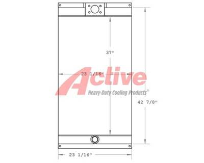 AL-JON ADV 525 Engine Oil Cooler for a Aljon ADV 525 Landfill Compactor