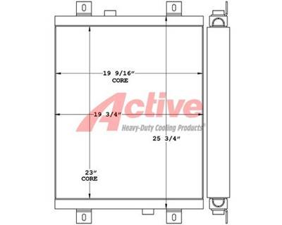 Allis-Chalmers Engine Oil Cooler for a Allis Chalmers 9735