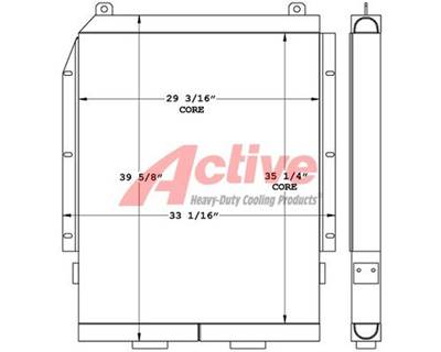 American Crane Engine Oil Cooler
