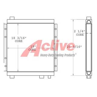 Astec Engine Oil Cooler for a Astec Screener