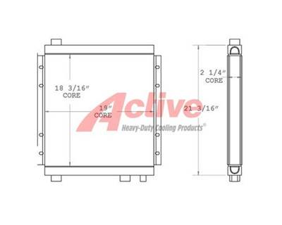 Astec Engine Oil Cooler for a Astec Screener