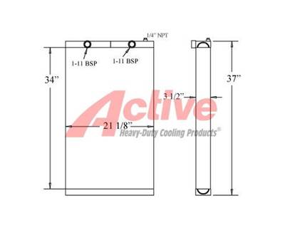 Atlas Copco Engine Oil Cooler