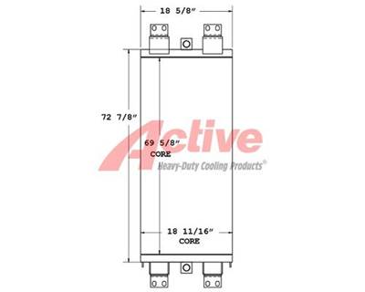 Atlas Copco Engine Oil Cooler for a Atlas Copco Pit Viper Drill Rig