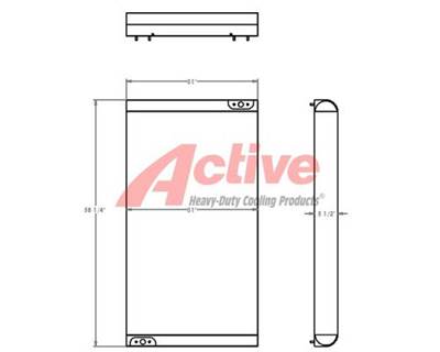 Atlas Copco Engine Oil Cooler