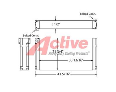 Atlas Copco XATS900E Engine Oil Cooler