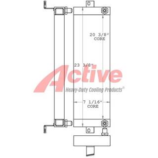 Bobcat 643 Engine Oil Cooler