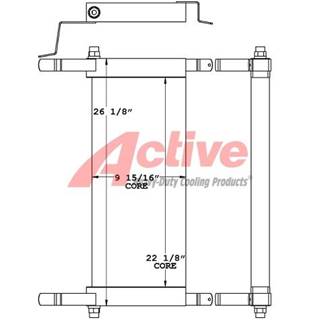 Bobcat 773 Engine Oil Cooler for a Bobcat 773 Loader