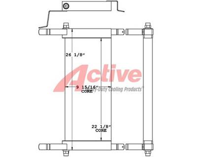 Bobcat 773 Engine Oil Cooler for a Bobcat 773 Loader