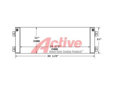 Bobcat 843 Engine Oil Cooler
