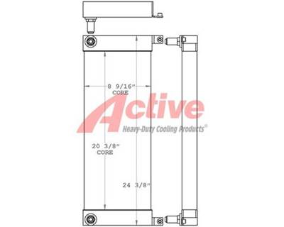 Bobcat S100 Engine Oil Cooler for a Bobcat S100 Skidsteer