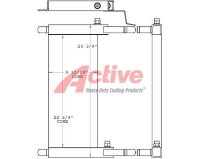 Bobcat S150 Engine Oil Cooler for a Bobcat S150 Skidsteer