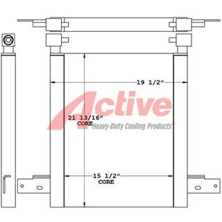 Bobcat Toolcat 5600 Engine Oil Cooler for a Bobcat 5600