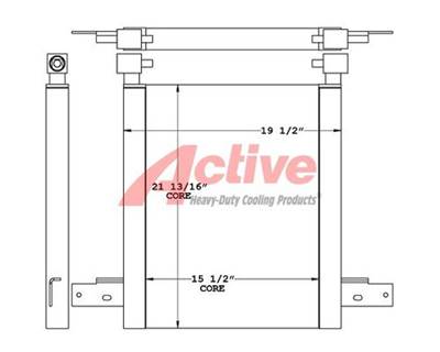 Bobcat Toolcat 5600 Engine Oil Cooler for a Bobcat 5600