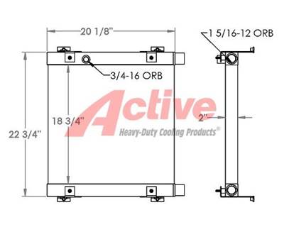 Bobcat Toolcat 5600 Engine Oil Cooler for a Bobcat 5600
