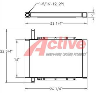 Bobcat V417 Engine Oil Cooler