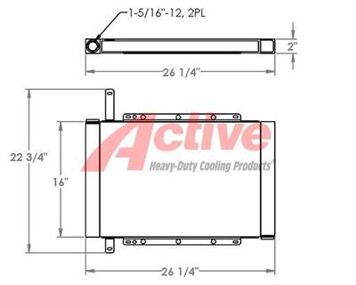 Bobcat V417 Engine Oil Cooler