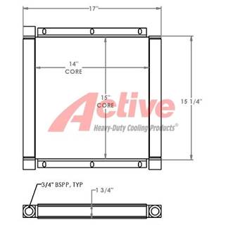 Bobcat V623 Engine Oil Cooler