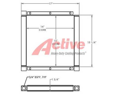 Bobcat V623 Engine Oil Cooler