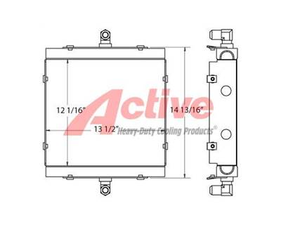 Boss Engine Oil Cooler for a Boss DA435HA