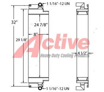 Case 1150C CRAWLER TRACTOR DOZER Engine Oil Cooler
