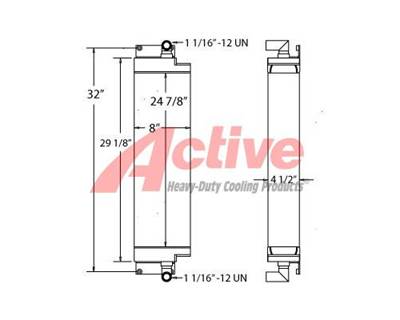 Case 1150C CRAWLER TRACTOR DOZER Engine Oil Cooler