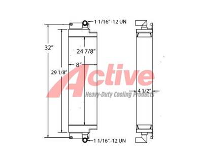 Case 1150C CRAWLER TRACTOR DOZER Engine Oil Cooler