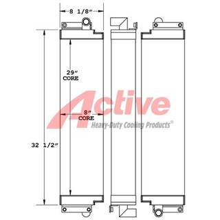 Case 1155E Engine Oil Cooler