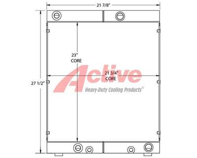 Case 21E Engine Oil Cooler