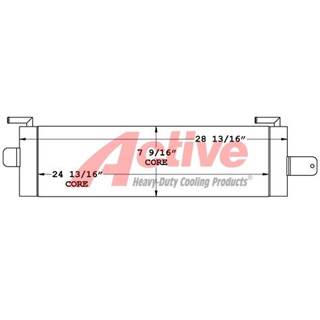 Case 621E Engine Oil Cooler