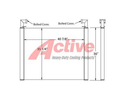 Case Engine Oil Cooler for a Case CX330 / 460LX