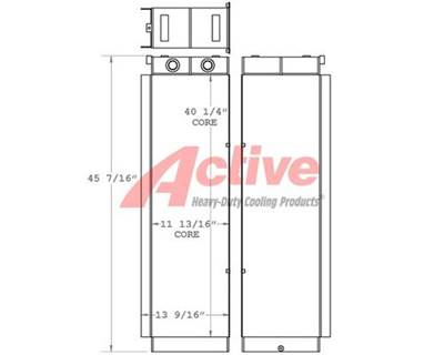 Case Engine Oil Cooler for a Case D180