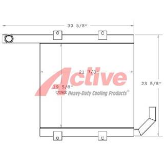 Case 780B Engine Oil Cooler