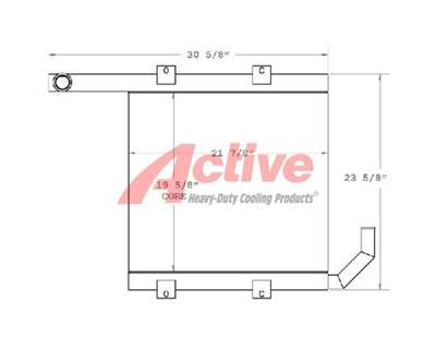 Case 780B Engine Oil Cooler