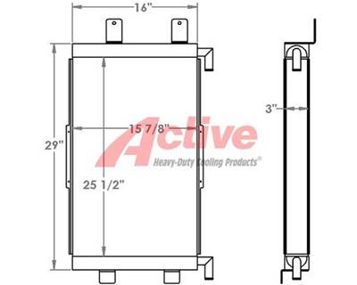 Case 821 Engine Oil Cooler