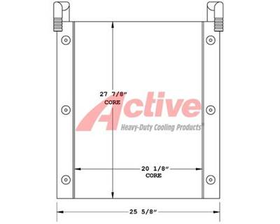 Case 9020 Engine Oil Cooler for a Case 9020 Excavator