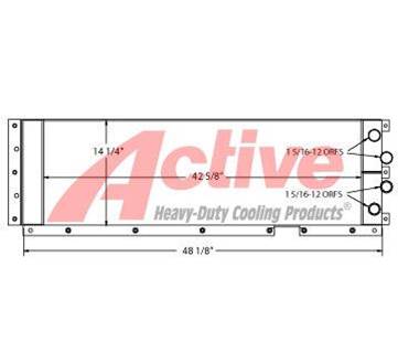 Case 921 Engine Oil Cooler