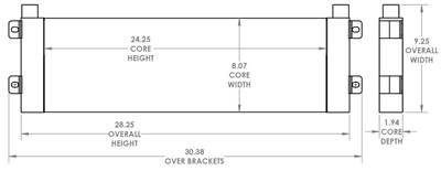 Case W14B Engine Oil Cooler