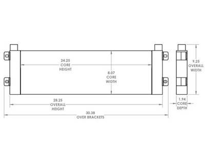 Case W14B Engine Oil Cooler