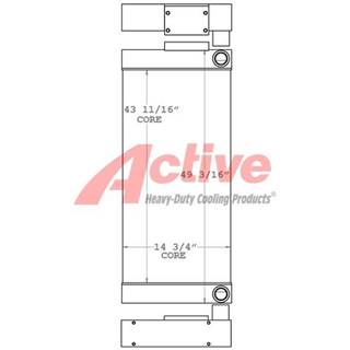 Caterpillar 3126B Engine Oil Cooler