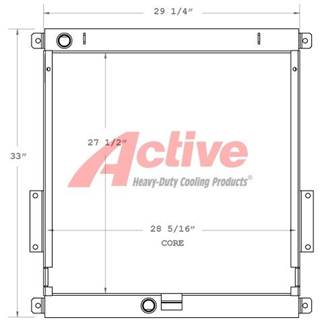 Caterpillar 315B Engine Oil Cooler