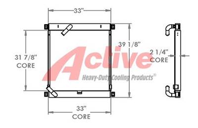 Caterpillar 322L Engine Oil Cooler