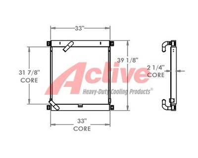 Caterpillar 322L Engine Oil Cooler