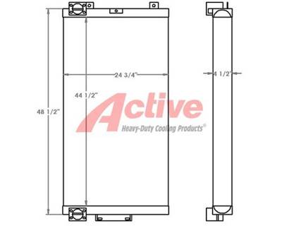 Caterpillar 330D Engine Oil Cooler
