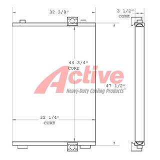Caterpillar 345 Engine Oil Cooler