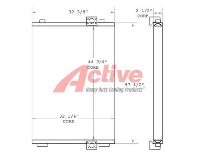 Caterpillar 345 Engine Oil Cooler