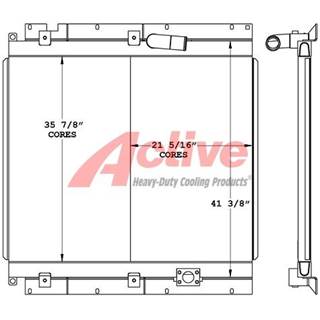 Caterpillar 345B Engine Oil Cooler