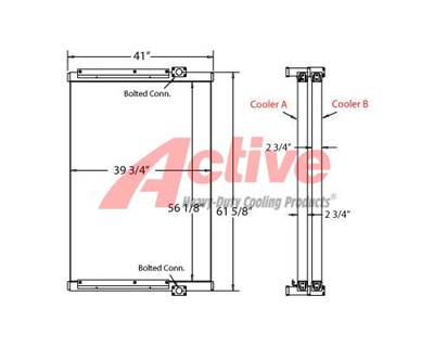 Caterpillar 374DL Engine Oil Cooler
