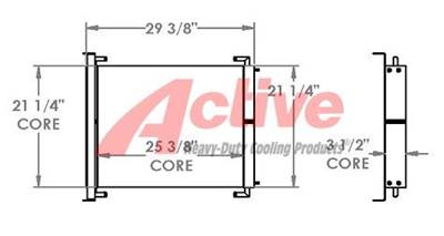 Caterpillar 414 Engine Oil Cooler