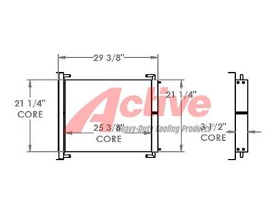Caterpillar 414 Engine Oil Cooler