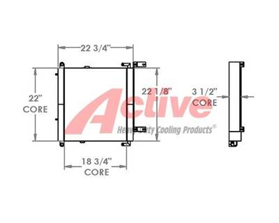 Caterpillar 420F Engine Oil Cooler